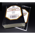 100 Docsmagic.de Regular Size Resealable Comic Bags + Backing Boards - Combo Pack 184 x 266 mm