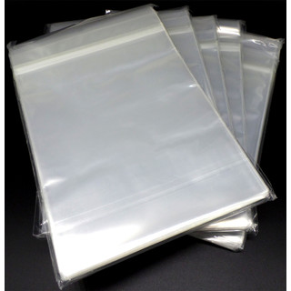 5 x 100 Docsmagic.de Resealable Regular Size Comic Bags 184 x 266 - 2 Mil - Hüllen mit Lasche - Wiederverschließbar
