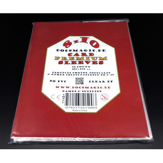 50 Docsmagic.de Premium 8" x 10" Card Sleeves - 207 x 258 mm - Photo Postcard Kartenhüllen