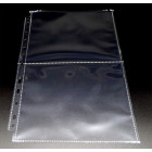 50 Docsmagic.de 2-Pocket Album Pages 5" x 7" - Photo Postcard - 181 x 141 mm - 11-Hole - Ordnerseiten
