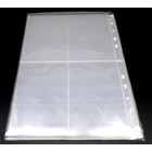 10 Docsmagic.de 4-Pocket Album Pages 3.5" x 5.25" - Photo Postcard - 95 x 144 mm - 11-Hole - Ordnerseiten
