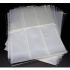 50 Docsmagic.de 6-Pocket Album Pages 2.5" x 5.25" - 67 x 144 mm - 11-Hole - Ordnerseiten