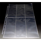 100 Docsmagic.de 6-Pocket Album Pages 2.5" x 5.25" - 67 x 144 mm - 11-Hole - Ordnerseiten