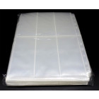 100 Docsmagic.de 6-Pocket Album Pages 2.5" x 5.25" - 67 x 144 mm - 11-Hole - Ordnerseiten
