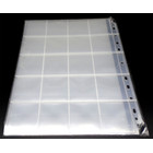 10 Docsmagic.de 20-Pocket Album Pages 2" x 2" - Coins Sticker - 53 x 53 mm - 11-Hole - Münzen Ordnerseiten