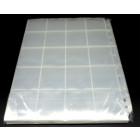 50 Docsmagic.de 20-Pocket Album Pages 2" x 2" - Coins Sticker - 53 x 53 mm - 11-Hole - Münzen Ordnerseiten