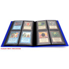 Docsmagic.de Pro-Player 4-Pocket Album Dark Blue - 160 Card Binder - MTG - PKM - YGO - Sammelalbum Dunkelblau