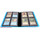 Docsmagic.de Pro-Player 4-Pocket Album Light Blue - 160 Card Binder - MTG - PKM - YGO - Sammelalbum Hellblau