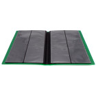 Docsmagic.de Pro-Player 4-Pocket Album Dark Green - 160 Card Binder - MTG - PKM - YGO - Sammelalbum Dunkelgrün