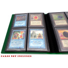 Docsmagic.de Pro-Player 4-Pocket Album Dark Green - 160 Card Binder - MTG - PKM - YGO - Sammelalbum Dunkelgrün