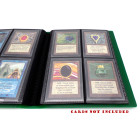 Docsmagic.de Pro-Player 4-Pocket Album Dark Green - 160 Card Binder - MTG - PKM - YGO - Sammelalbum Dunkelgrün