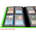 Docsmagic.de Pro-Player 4-Pocket Album Light Green - 160 Card Binder - MTG - PKM - YGO - Sammelalbum Hellgrün