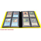 Docsmagic.de Pro-Player 4-Pocket Album Yellow - 160 Card Binder - MTG - PKM - YGO - Sammelalbum Gelb