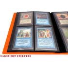 Docsmagic.de Pro-Player 4-Pocket Album Orange - 160 Card Binder - MTG - PKM - YGO - Sammelalbum