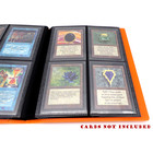 Docsmagic.de Pro-Player 4-Pocket Album Orange - 160 Card Binder - MTG - PKM - YGO - Sammelalbum