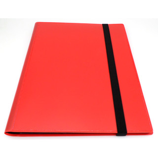 Docsmagic.de Pro-Player 9-Pocket Album Red - 360 Card Binder - MTG - PKM - YGO - Sammelalbum Rot