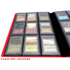 Docsmagic.de Pro-Player 9-Pocket Album Red - 360 Card Binder - MTG - PKM - YGO - Sammelalbum Rot