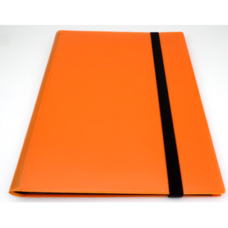 Docsmagic.de Pro-Player 9-Pocket Album Orange - 360 Card Binder - MTG - PKM - YGO - Sammelalbum
