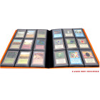 Docsmagic.de Pro-Player 9-Pocket Album Orange - 360 Card Binder - MTG - PKM - YGO - Sammelalbum