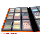 Docsmagic.de Pro-Player 9-Pocket Album Orange - 360 Card Binder - MTG - PKM - YGO - Sammelalbum