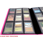Docsmagic.de Pro-Player 9-Pocket Album Pink - 360 Card Binder - MTG - PKM - YGO - Sammelalbum Rosa