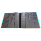 Docsmagic.de Pro-Player 12-Pocket Playset Album Mint - 480 Card Binder - MTG - PKM - YGO - Sammelalbum Aqua