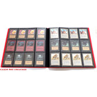 Docsmagic.de Pro-Player 12-Pocket Playset Album Red - 480 Card Binder - MTG - PKM - YGO - Sammelalbum Rot