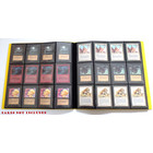 Docsmagic.de Pro-Player 12-Pocket Playset Album Yellow - 480 Card Binder - MTG - PKM - YGO - Sammelalbum Gelb