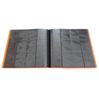 Docsmagic.de Pro-Player 12-Pocket Playset Album Orange - 480 Card Binder - MTG - PKM - YGO - Sammelalbum