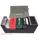 Docsmagic.de Premium Magnetic Tray Long Box Black Small - Card Deck Storage - Kartenbox Aufbewahrung Transport Schwarz