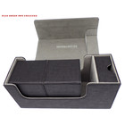 Docsmagic.de Premium Magnetic Tray Long Box Black Small - Card Deck Storage - Kartenbox Aufbewahrung Transport Schwarz