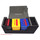 Docsmagic.de Premium Magnetic Tray Long Box Black Small - Card Deck Storage - Kartenbox Aufbewahrung Transport Schwarz