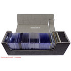 Docsmagic.de Premium Magnetic Tray Long Box Black Medium - Card Deck Storage - Kartenbox Aufbewahrung Transport Schwarz