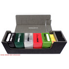 Docsmagic.de Premium Magnetic Tray Long Box Black Medium - Card Deck Storage - Kartenbox Aufbewahrung Transport Schwarz
