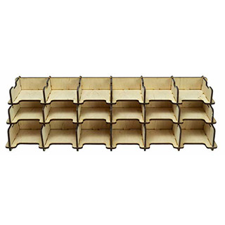 Docsmagic.de Card Holder - 18-Compartment 1500+ Standard Cards - Kartenhalter
