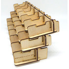 Docsmagic.de Card Holder - 18-Compartment 1500+ Standard Cards - Kartenhalter
