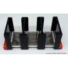 Docsmagic.de Card Holder - 3-Compartment Black 310+ Mini Cards - Kartenhalter Schwarz