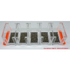 Docsmagic.de Card Holder - 5-Compartment Clear 520+ Mini Cards - Kartenhalter Durchsichtig