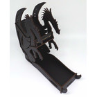 Docsmagic.de Dice Tower Dragon Black  - Würfelturm Schwarzer Drache