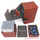 Docsmagic.de Premium Magnetic Tray Box (80) Copper + Deck Divider - MTG - PKM - YGO - Kartenbox Kupfer
