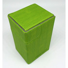 Docsmagic.de Premium Magnetic Tray Box (80) Light Green + Deck Divider - MTG - PKM - YGO - Kartenbox Hellgrün
