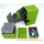 Docsmagic.de Premium Magnetic Tray Box (80) Light Green + Deck Divider - MTG - PKM - YGO - Kartenbox Hellgrün