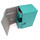 Docsmagic.de Premium Magnetic Tray Box (80) Mint + Deck Divider - MTG - PKM - YGO - Kartenbox Aqua