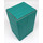 Docsmagic.de Premium Magnetic Tray Box (80) Mint + Deck Divider - MTG - PKM - YGO - Kartenbox Aqua