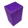 Docsmagic.de Premium Magnetic Tray Box (80) Purple + Deck Divider - MTG - PKM - YGO - Kartenbox Lila