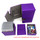 Docsmagic.de Premium Magnetic Tray Box (80) Purple + Deck Divider - MTG - PKM - YGO - Kartenbox Lila