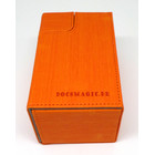 Docsmagic.de Premium Magnetic Tray Box (80) Orange + Deck Divider - MTG - PKM - YGO - Kartenbox Orange