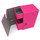 Docsmagic.de Premium Magnetic Tray Box (80) Pink + Deck Divider - MTG - PKM - YGO - Kartenbox Rosa