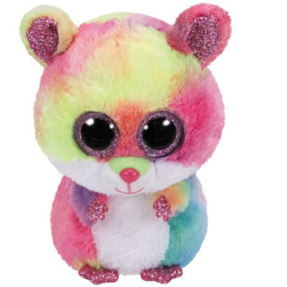 TY TY36416 Rodney, Hamster bunt 24cm Beanie Boos