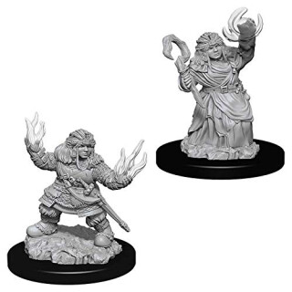 Pathfinder Battles Deep Cuts Unpainted Miniatures - Female Dwarf Summoner